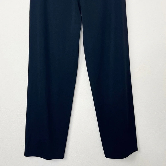 Exclusively Misook Slim Black Pant #907 Petite Large Pull On - Picture 7 of 9